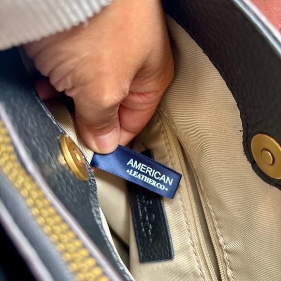 American Leather Black Handbag - Picture 12 of 13